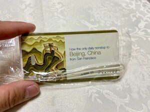 Beijing, China from San Francisco ネームプレート アメリカン航空 タグ