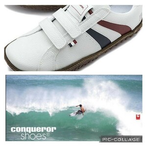 新品conquerorコンカラーsurf系ストリート系ス ニーカーsize26の画像2