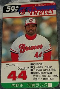 タカラプロ野球カードゲーム昭和５９年度阪急ブレーブス ブーマー