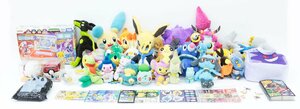 【中古品】ポケモン ぬいぐるみ パソコン等グッズまとめ マイナン ジガルデ フーパー モルペコ ミュウツー フシギダネ マネネ リオル 他.,