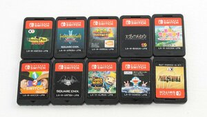 【中古・ジャンク品】 Nintendo Switch ソフト ROMのみ 10本まとめ ウイニングポスト9 この素晴 エヴァーメイデン 〔2〕【ゆうパケ発送可】