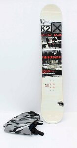 ★【中古・未メンテ】K2 BRIGADE ケーツー ブリゲイド スノーボード デッキ 全長：約157cm'