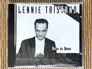 LENNIE TRISTANO／NOTE TO NOTE／JAZZ RECORDS JR10CD／米盤CD／レニー・トリスターノ／未開封 新品