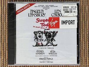 STEPHEN SONDHEIM／SWEENEY TODO (HIGHLIGHTS) - ORIGINAL CAST／RCA RCD1-5033／米盤CD／スウィニー・トッド (ハイライト版)／未開封 新品