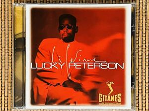 LUCKY PETERSON|LIFETIME|GITANES JAZZ VERVE 527 771-2|. record CD| Lucky * Peter son| used record 