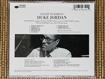 DUKE JORDAN／FLIGHT TO JORDAN／EMI (BLUE NOTE RECORDS ) 09463 92759 2 2／EU盤CD／デューク・ジョーダン／中古盤_画像2