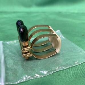 yw240118-002A7 Echo Master 3-Band Ligature Brilhart Replica Tenor Otto Link リガチャー 海外直輸入品 現状品 楽器 管楽器の画像5