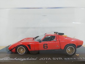 ■ 京商 1/43 Lamborghini JOTA SVR サーキットの狼 潮来のオックス ランボルギーニ・イオタ モデルミニカー