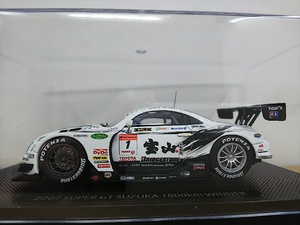 ■ EBBROエブロ 1/43 2007 SUPER GT HOUZAN TOM’S SC430 SUZUKA 1000km WINNER トムス宝山鈴鹿チャンピオンカー レーシングモデルミニカー