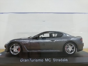 ■ マセラティ特注レオモデル社1/43 GranTurismo MC Stradale Grigio Lava マセラティ・グラントゥーリズモMCストラダーレ モデルミニカー