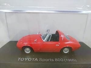 ■ アシェット 1/43 Toyota Sports 800 (1965) 赤 トヨタスポーツ モデルミニカー