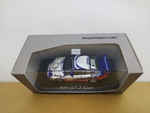 ■ポルシェ特注 PMA MINICHAMPSミニチャンプス 1/43 Porsche 911 GT3 Cup ホワイト×ブルー×レッド ポルシェ レーシングモデルミニカー_画像6