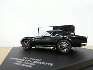 ■ VITESSEビテス 1/43 VCC99067 CHEVROLET CORVETTE with T-ROOF 1969 BLACK シボレーコルベット モデルミニカー