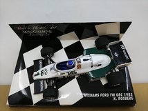 ■ PMA MINICHAMPSミニチャンプス 1/43 WILLIAMS FORD FW 08C 1983 K.ROSBERG フォード ケケ・ロズベルグ レーシングモデルミニカー_画像4