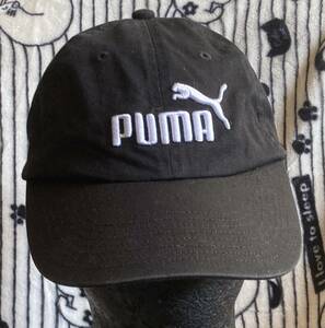 洗濯済♪激安定番キャップ♪ジュニア キッズ Jr.サイズ【PUMA / プーマ 】ブラックカラーキャップ帽子CAP/男女OKユニセックス仕様です