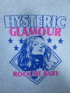 * HYS Hysteric Glamour девушка хлопок low gauge вязаный S серый cut and sewn тонкий мужской 