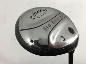 即決 中古 ビッグバーサ フェアウェイ 2004 (USA仕様) 3W Big Bertha Uniflex Steel 15 1FLEX