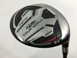 即決 中古 TOUR WORLD (ツアーワールド) TW737 FW フェアウェイ 5W VIZARD EX-C 65 18 S