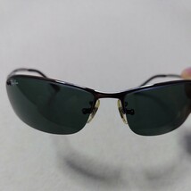 Ray-Ban サングラス RB3183 稲葉モデル グレイグリーンミラーレンズ 「非常に美品」_画像4