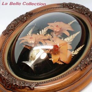 ★即決★ La Belle Collection 24Kゴールド 24K GOLD フラワー 木製フレーム ヴィンテージ インテリア 蚤の市 ブロカント ウッドフレーム