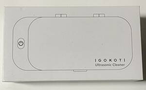 【稼働品】IGOKOTI 眼鏡洗浄機 超音波洗浄機 小型 家庭用 ホワイト　1円〜