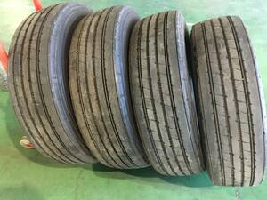 s020-4-1A ☆265/70R19.5 BS R173 New vehicle外し♪ 202011製 中古4本！Bridgestone 残溝10ｍｍ k180