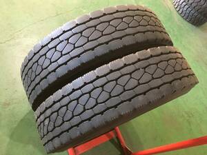 s030-4-1 ☆225/90R17.5 BS エコピアM801 中古タイヤ2本♪ ブリヂストン 2019年製！ k70