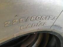 s042-4-1 ☆225/80R17.5 BS R115 中古6本セット♪ 2022年製 残溝7ｍｍ ブリヂストン！ k210_画像6