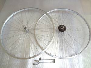 BS DIAMOND DS-530 700C ホイール 前後 UKAIリム 段付スポーク SHIMANO600 5速ボスフリー 1978年 ダイヤモンド スポルティーフ