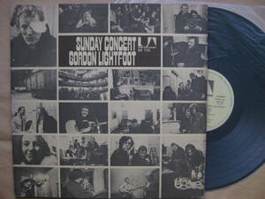 LP　GORDON LIGHTFOOT ゴードン・ライトフット　SUNDAY CONCERT サンデイ・コンサート