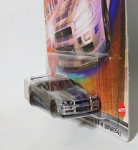 ホットウィール Hot Wheels ワイルドスピード NISSAN スカイライン GT-R BNR34 ブライアン シルバー FAST FURIOUS_画像2