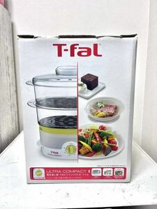 ほぼ新品 ティファール T-fal 電気蒸し器 スチームクッカー ウルトラコンパクトⅡ ライム VC106370