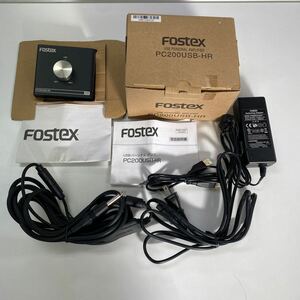 A0480 中古品 FOSTEX PC 200USB-HR DAC内蔵 USB パーソナルアンプ 通電確認済み