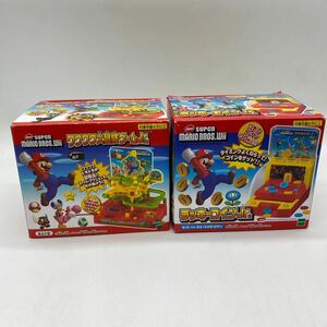 A0487 中古品 New スーパーマリオブラザーズ ワクワク大冒険ゲームJ r. ラッキーコインJ r 計2点セットSUPERMARIOBROS.Wii 動作確認済み