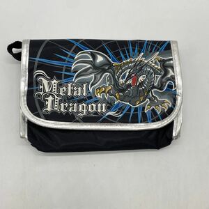 A0530 中古品 彫刻刀入れ メタルドラゴン Metal Dragon小物入れ サイズ 縦約15㎝ 横約21㎝