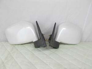 H58A Pajero Mini original door mirror side mirror left right set used retractable W13 white pearl 