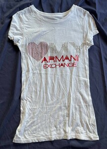 アルマーニ エクスチェンジ　A|X 　半袖　Tシャツ　ラメ　S 定番 　赤