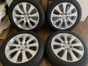 §LEXUS GS純正 17X7.5J+45 114.3-5H デシベル 225/50R17(225/50-17)レクサス GS/RC/HS トヨタ マジェスタ/エスティマ/プリウスα/カムリ