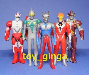 即決ウルトラヒーローシリーズ ウルトラマンゼロ ミラーナイト グレンファイヤー ジャンボット ジャンナイン 中古品　ウルトラヒーロー500