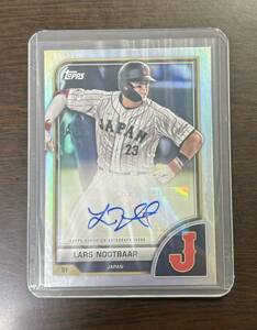 topps 2023 world baseball classic WBC LARS NOOTBAAR 直筆サインカード auto ヌートバー 日本代表 侍ジャパン