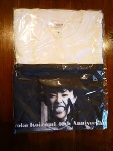 40165 小泉今日子/kyoko koizumi K4ON K4ON 40周年記念 アニバーサリーTシャツ 「AKANBEバージョン」 受注販売 絶版 未使用