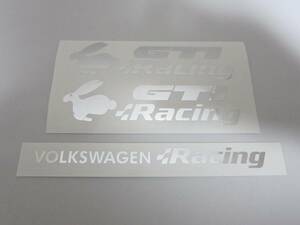 フォルクスワーゲン ラビット GTI VWレーシング　ステッカー3枚セット
