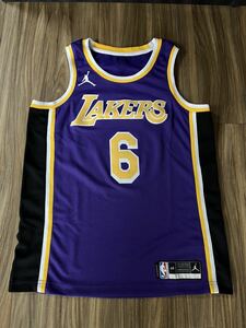 ◆Jordanブランド NBA スウィングマンジャージ LA Lakers Lebron James (size L/48)◆