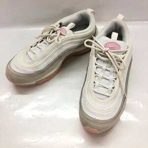 □NIKE W AIRMAX 97 スニーカー 25cm 白×ベージュ×ピンク ナイキ レディース エア マックス 97 CT1904-100 複数落札同梱OK B240111-6