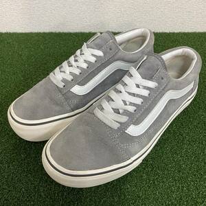 美品 VANS バンズ OLD SKOOL PLAT オールドスクールプラット V36S PLAT レディース スエード 厚底 スニーカー チャコール 24cm 人気モデル