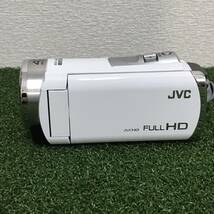 JVC Victor ビクター GZ-E600-W 2013年製 デジタル ビデオカメラ バッテリーセット 動作確認済み_画像3