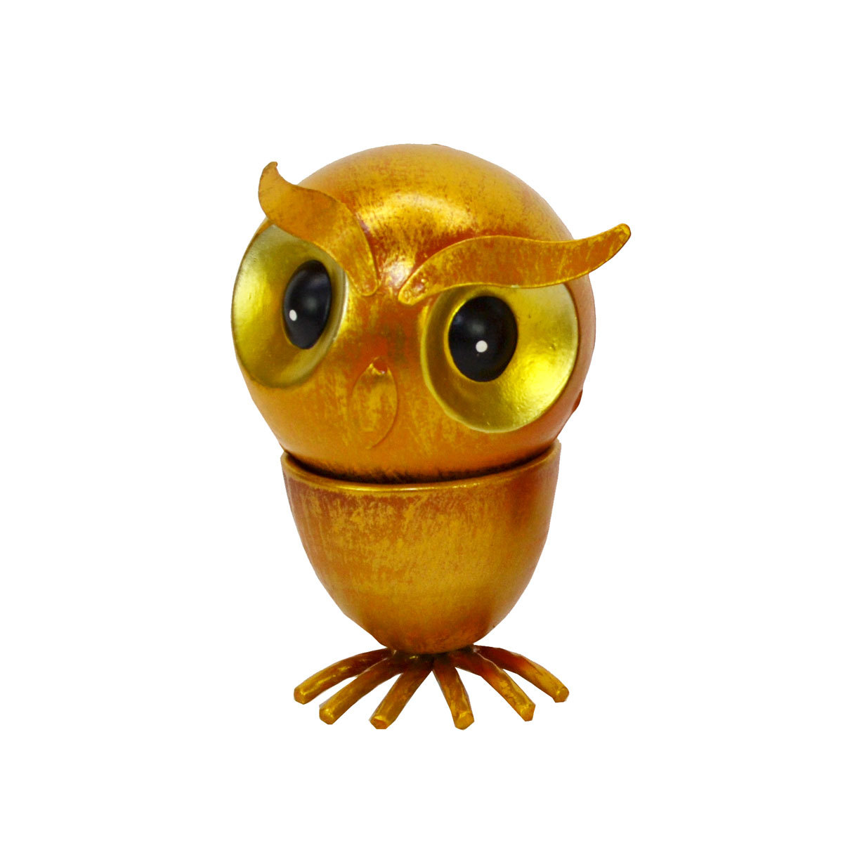 Iron Owl Owl Ornament Gold S Lucky Charm, Handmade items, interior, miscellaneous goods, ornament, object