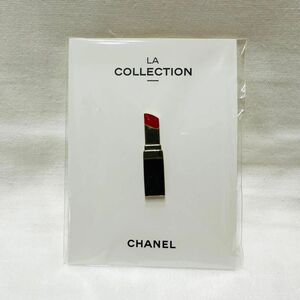 CHANEL シャネル ノベルティ ピンバッジ 口紅 新品未使用♪