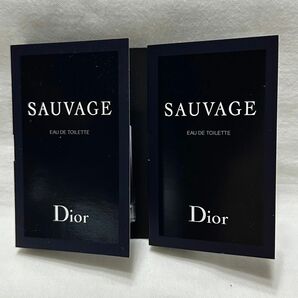 Christian Dior ディオール 香水 サンプル ソヴァージュ オードゥトワレ 2本セット 新品未使用♪