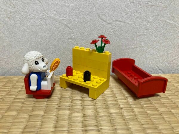 Lego Fabuland 3792 Bedroom ひつじ　レゴ　ファビュランド　羊